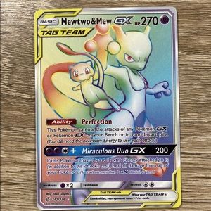 Mewtwo & Mew Tag Team Customized Card